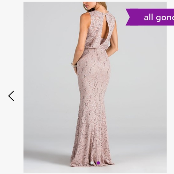 La Scala Mocha Lace Open Back Gown

Small - Picture 2 of 4